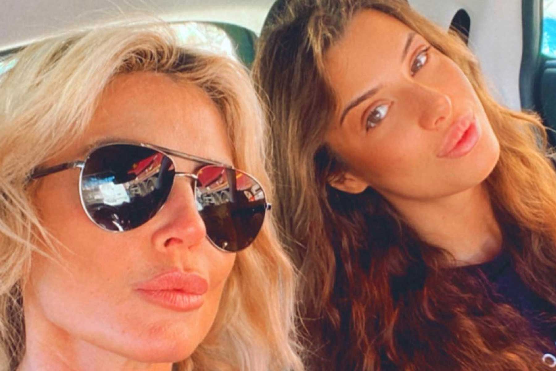 Mia Sangiuliano e la mamma, Nathalie Caldonazzo