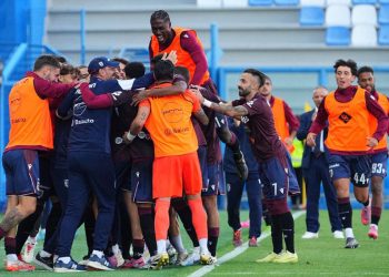 L'esultanza della Reggiana (reggianacalcio.it)