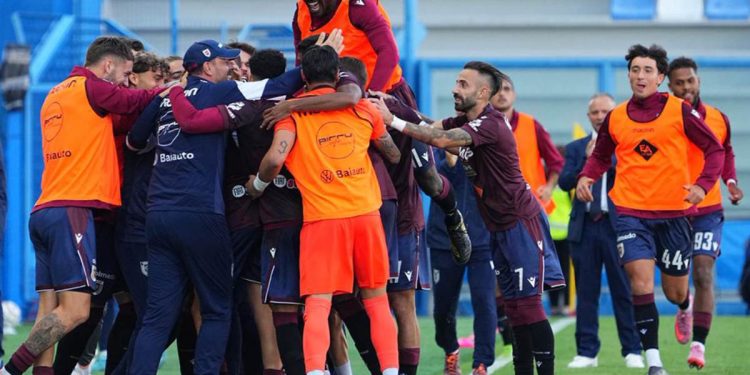 L'esultanza della Reggiana (reggianacalcio.it)