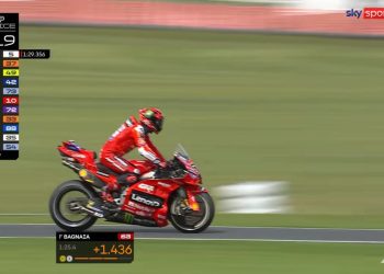 Bagnaia, Motogp (Foto: screen da Sky)