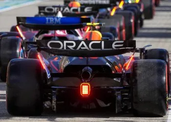 La Red Bull di Max Verstappen ad Austin (Foto ANSA)