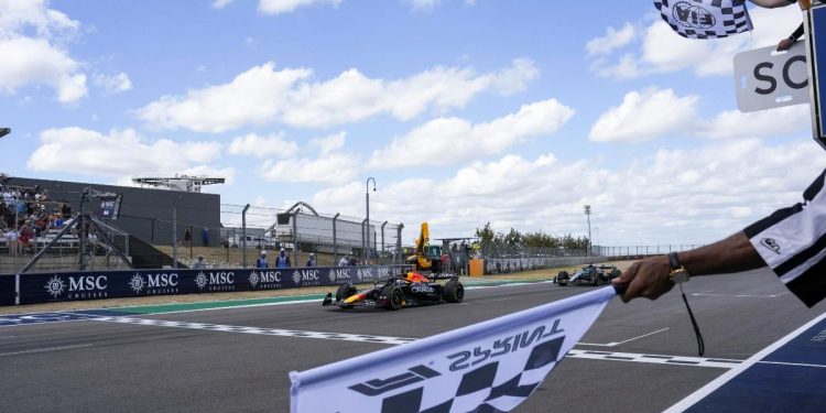 Max Verstappen vince la Sprint del Gp Usa di Formula 1 (Foto ANSA)