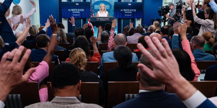 Conferenza stampa alla Casa Bianca (Ansa)
