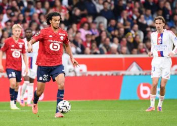 Ayyoub Bouaddi in campo con il Lille (Foto: Web)