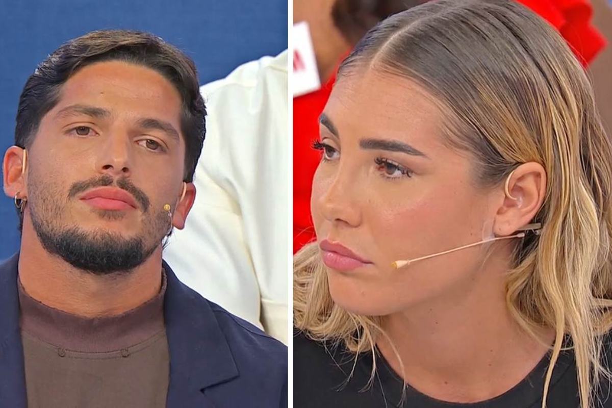 Uomini e Donne Gianmarco e Martina si sentono, ma devono restare in silenzio (Collage Witty tv)