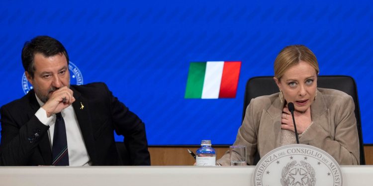 Salvini e Meloni sulla Manovra