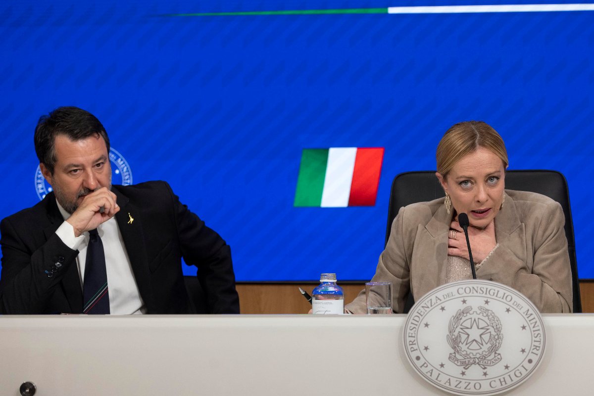 Salvini e Meloni sulla Manovra