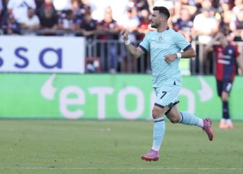 Riccardo Orsolini è il capocannoniere della Serie A (Foto ANSA)