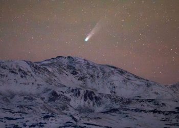 Cometa Lemmon (Foto: Twitter/X)