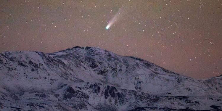 Cometa Lemmon (Foto: Twitter/X)