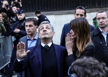 Sarkozy con la moglie Carla Bruni