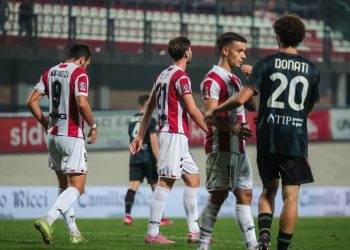 Il Forlì in campo in Serie C (da facebook.com/ForliFC)