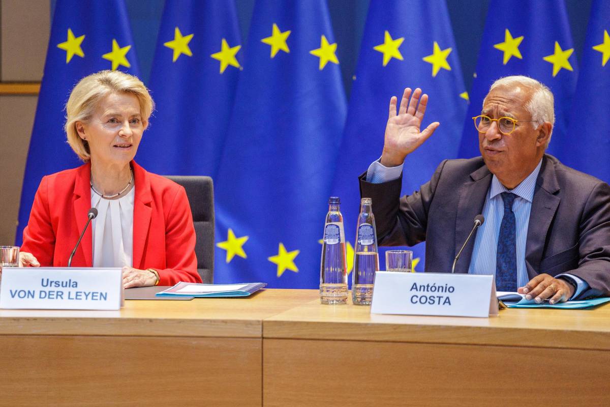 Von der Leyen e Costa, UE
