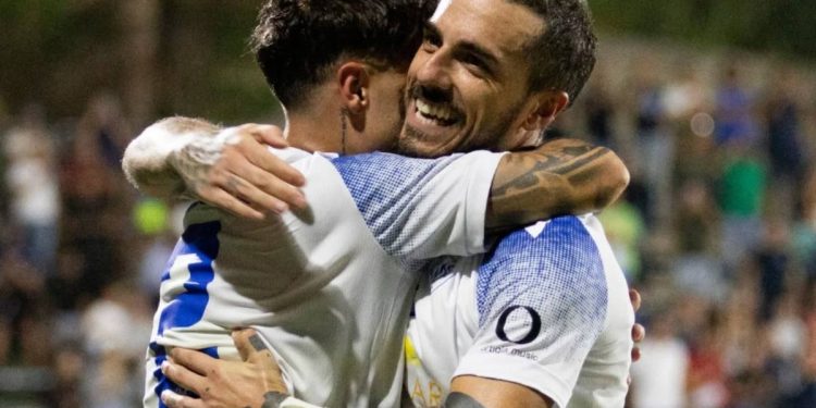 L'esultanza del Siracusa (Facebook Lega Pro)