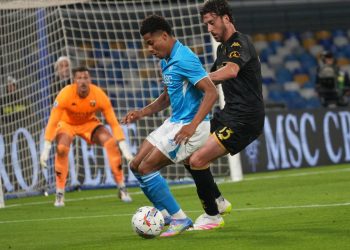 David Neres in Napoli Genoa (Foto ANSA)