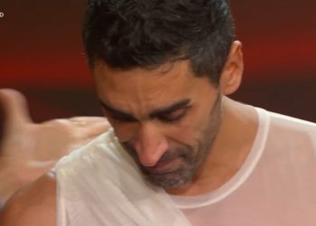 Filippo Magnini piange a Ballando con le stelle 2025