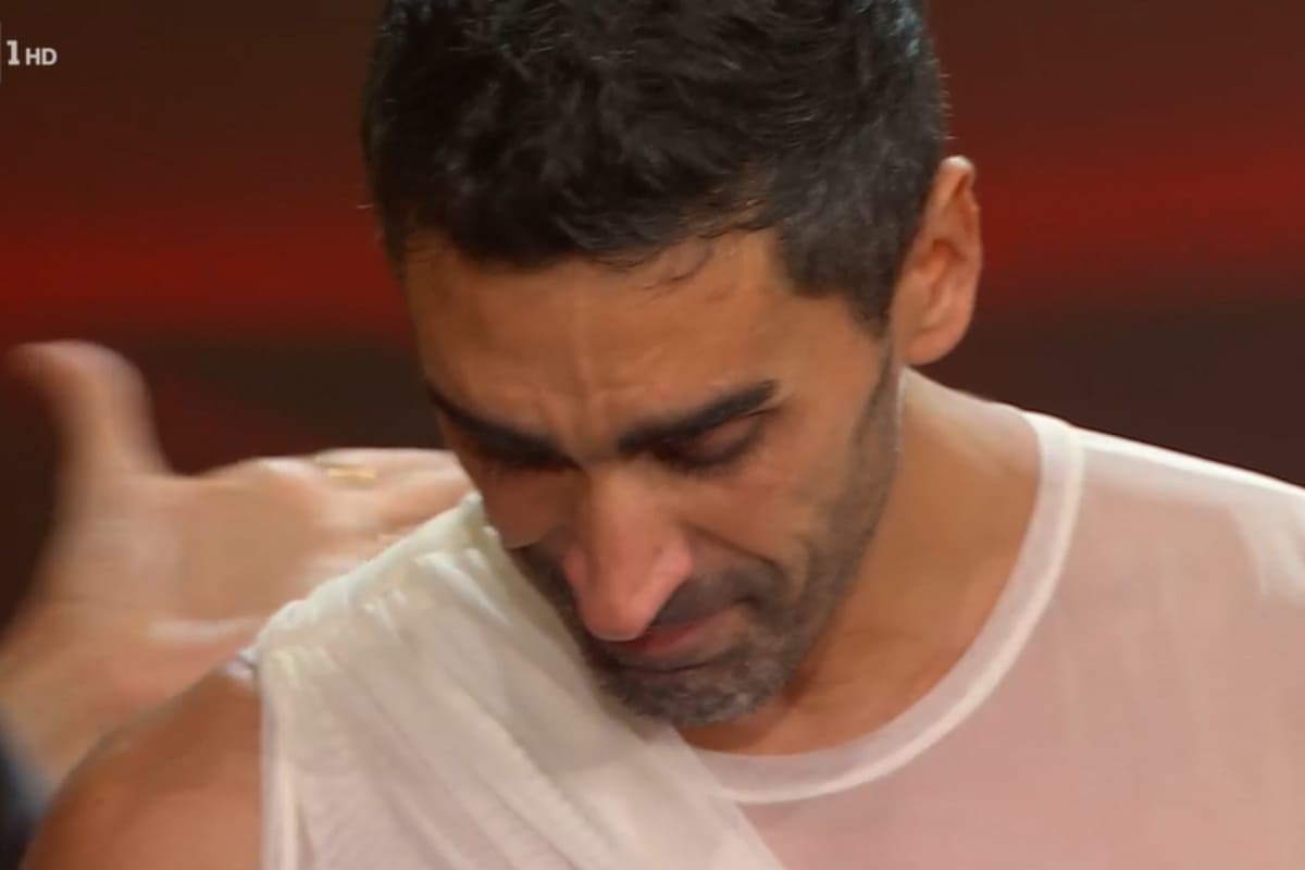 Filippo Magnini piange a Ballando con le stelle 2025