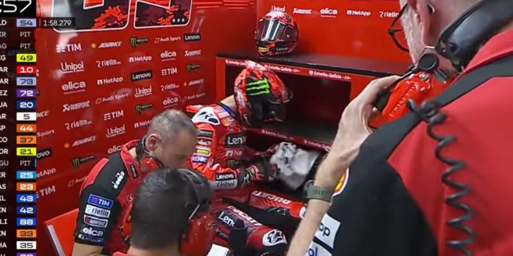 Bagnaia, MotoGp (Foto: Sky)