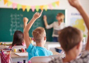 Classe di scuola bambini