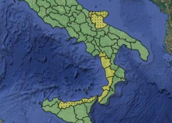 Allerta meteo oggi, 27 ottobre 2025 (Foto: Protezione Civile)