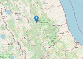 Terremoto oggi a Perugia (Foto: INGV)
