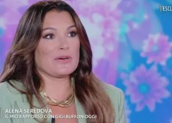 Alena Seredova ospite di Verissimo