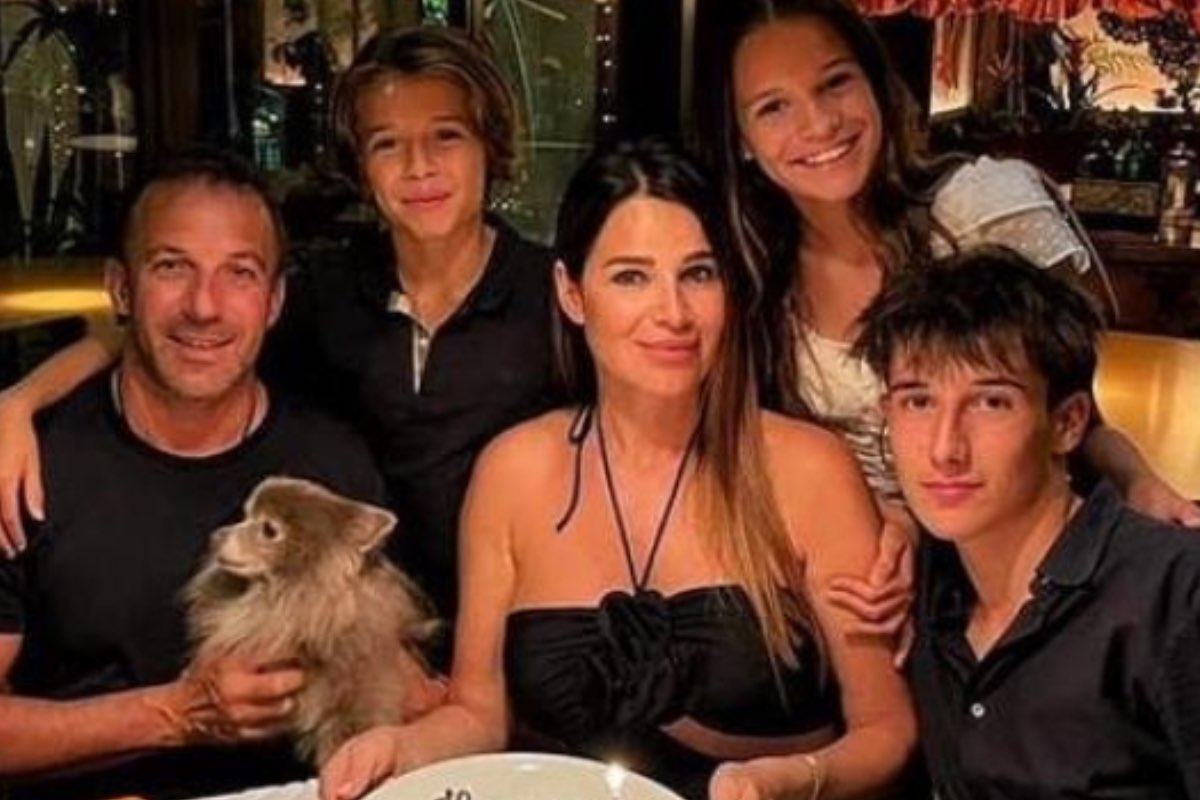 Alex Del Piero, Sonia Amoruso e figli