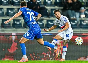 Cherubini va al tiro in Empoli-Sampdoria (sampdoria.it)