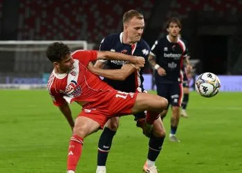 Francesco Ruocco impegnato in Sampdoria Mantova (da facebook.com/mantova1911)