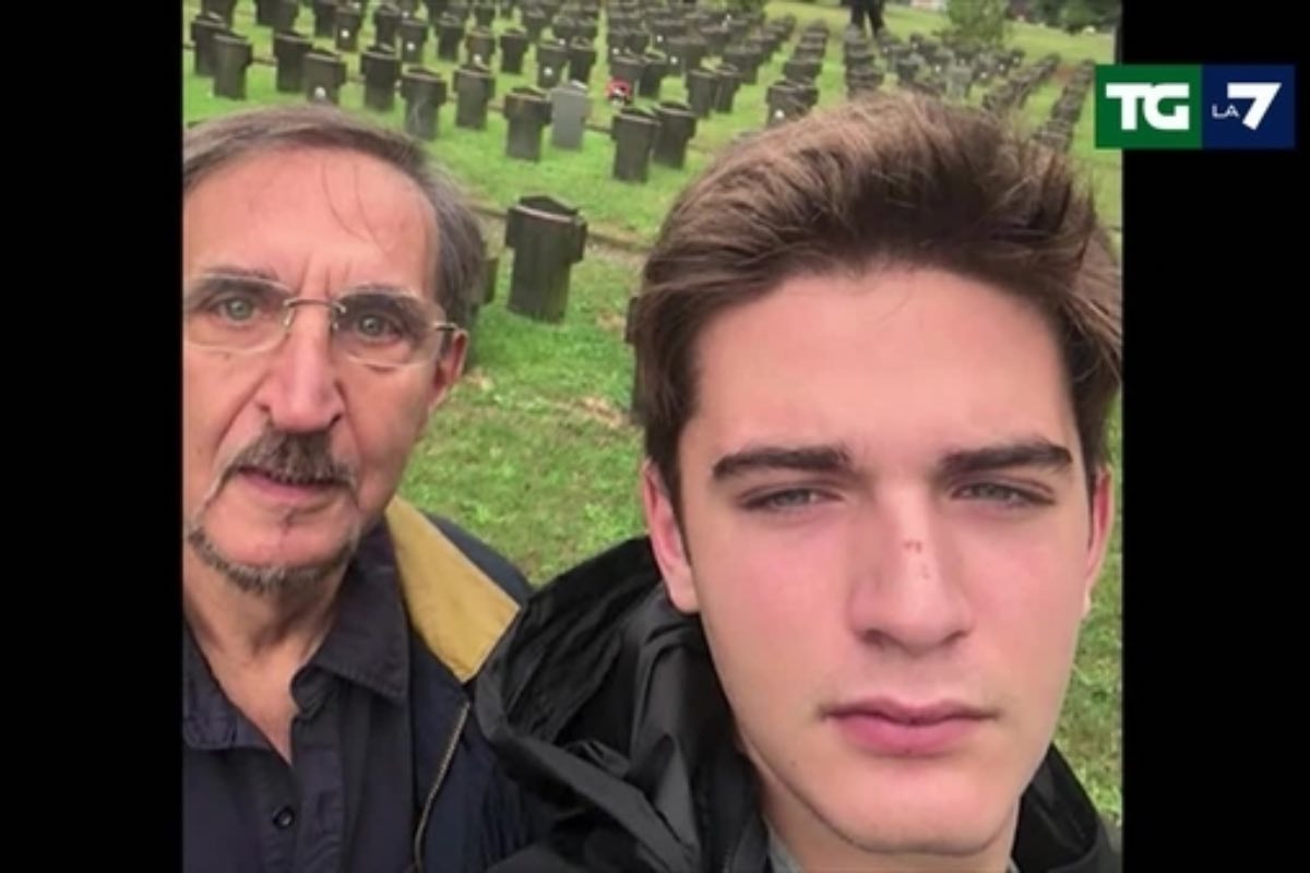 Ignazio La Russa e il figlio Leonardo Apache