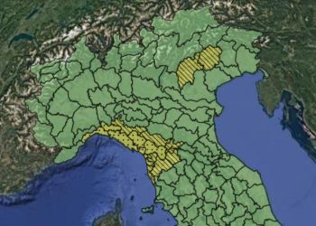 Allerta meteo oggi, 2 novembre 2025 (Foto: Protezione Civile)