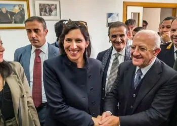 Vincenzo De Luca con Schlein