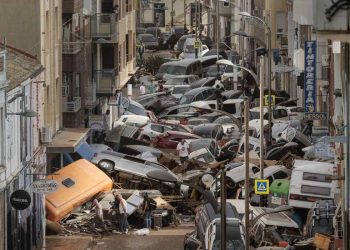 I danni causati dalla Dana (Ansa)