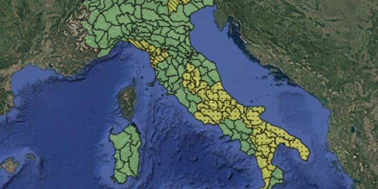 Allerta meteo oggi, 3 novembre 2025