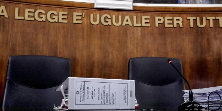Conclusione della requisitoria dei Pm al processo sul disastro ferroviario di Pioltello presso il palazzo di giustizia a Milano, 23 luglio 2024. ANSA/MOURAD BALTI TOUATI