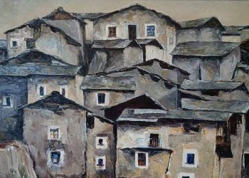 Angelo Vaninetti, "Case" (particolare)