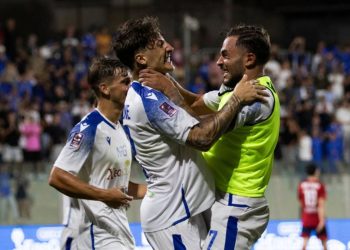 La gioia incontenibile dei calciatori del Siracusa (Facebook Lega Pro)