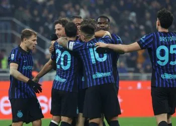 L'esultanza dell'Inter (Foto: ANSA)