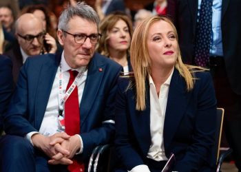 Meloni e Landini