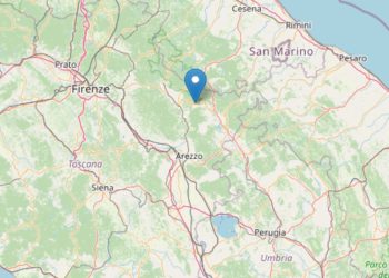 Terremoto oggi ad Arezzo