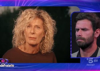 Simona, mamma di Benedetta Stocchi affronta Domenico D'Alterio in diretta al Grande Fratello