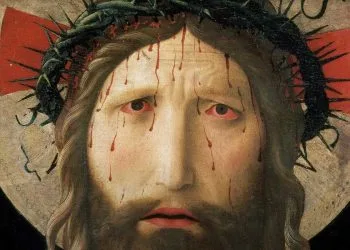 Beato Angelico, "Cristo coronato di spine" (1430-50, particolare)