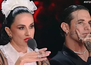 X Factor 2025, esplode la tensione tra Paola Iezzi e Achille Lauro (Screen Sky)