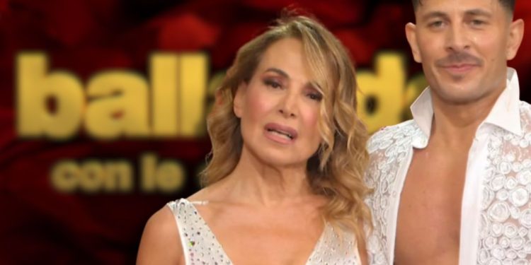 infortunio barbara d'urso ballando con le stelle 2025