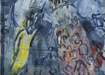 Marc Chagall, "Schizzo per La traversata del Mar Rosso" (1955, particolare)