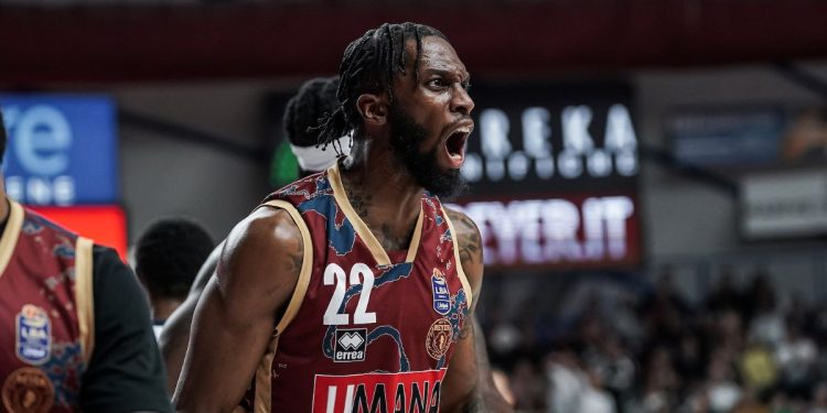 L'urlo di Parks in campo con la Reyer Venezia (reyer.it)