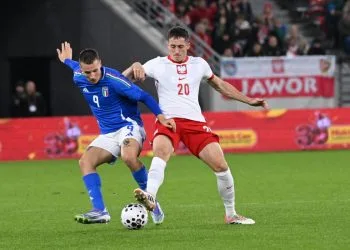 Francesco Camarda in Polonia Italia U21 (Foto ANSA)