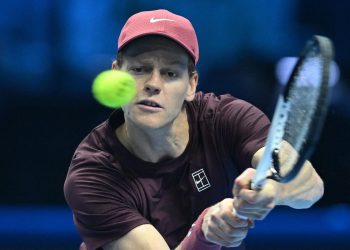 Jannik Sinner agli ATP Finals di Torino 2025 (Ansa)