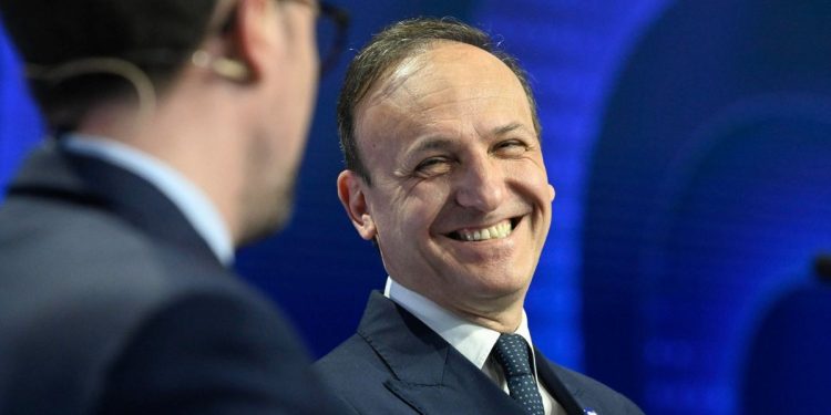 Guglielmo Picchi, presidente di Sace (Foto: ANSA-EPA/Szilard Koszticsak)