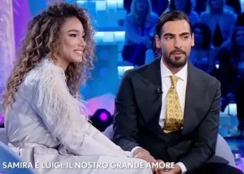 Samira Lui e Luigi Punzo a Verissimo